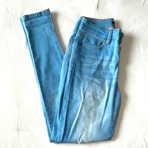High waisted Light Denim Fashionova Skinny Jeans